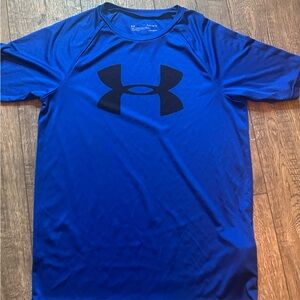 Under Armour Blue Short Sleeve Tee Moisture-Wicking Performance
